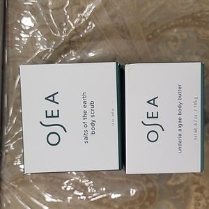 Osea Body Scrub 12 oz and Body Butter 6.7 oz